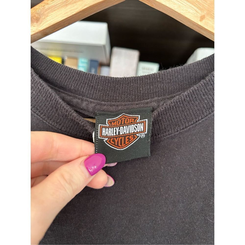 Harley Davidson Motor Cycles Jamaica Black Cotton T-Shirt XL - Picture 3 of 7